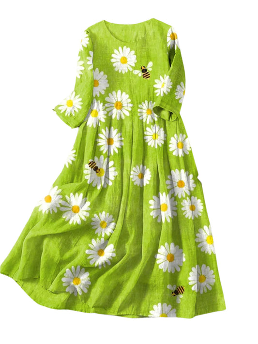 Margit | Women's Dress Daisy Garden