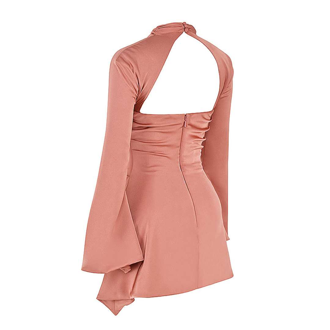 Robe Femme Découpée à Manches Longues | Mini