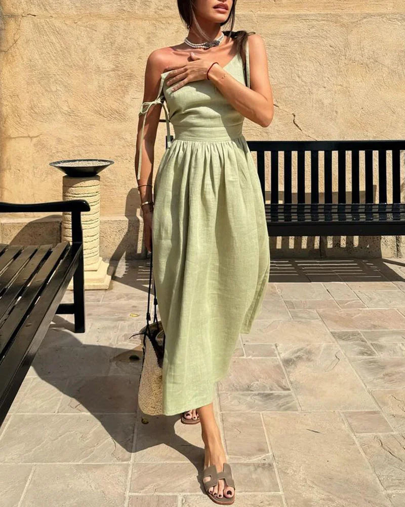 Fabienne | Robe sans bretelles confortable et dos nu
