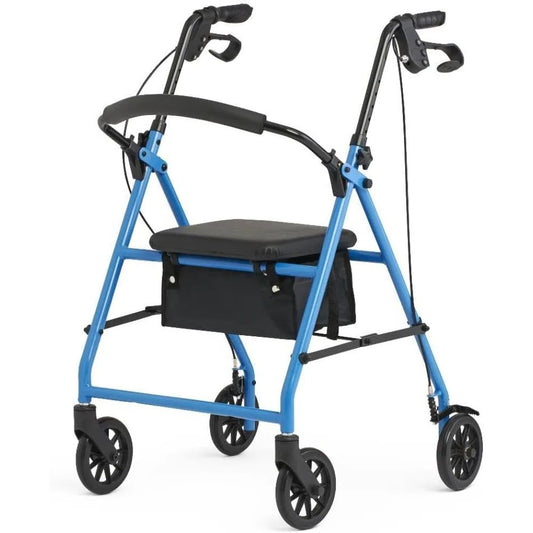 Rollator Pliant en Acier Léger avec Siège