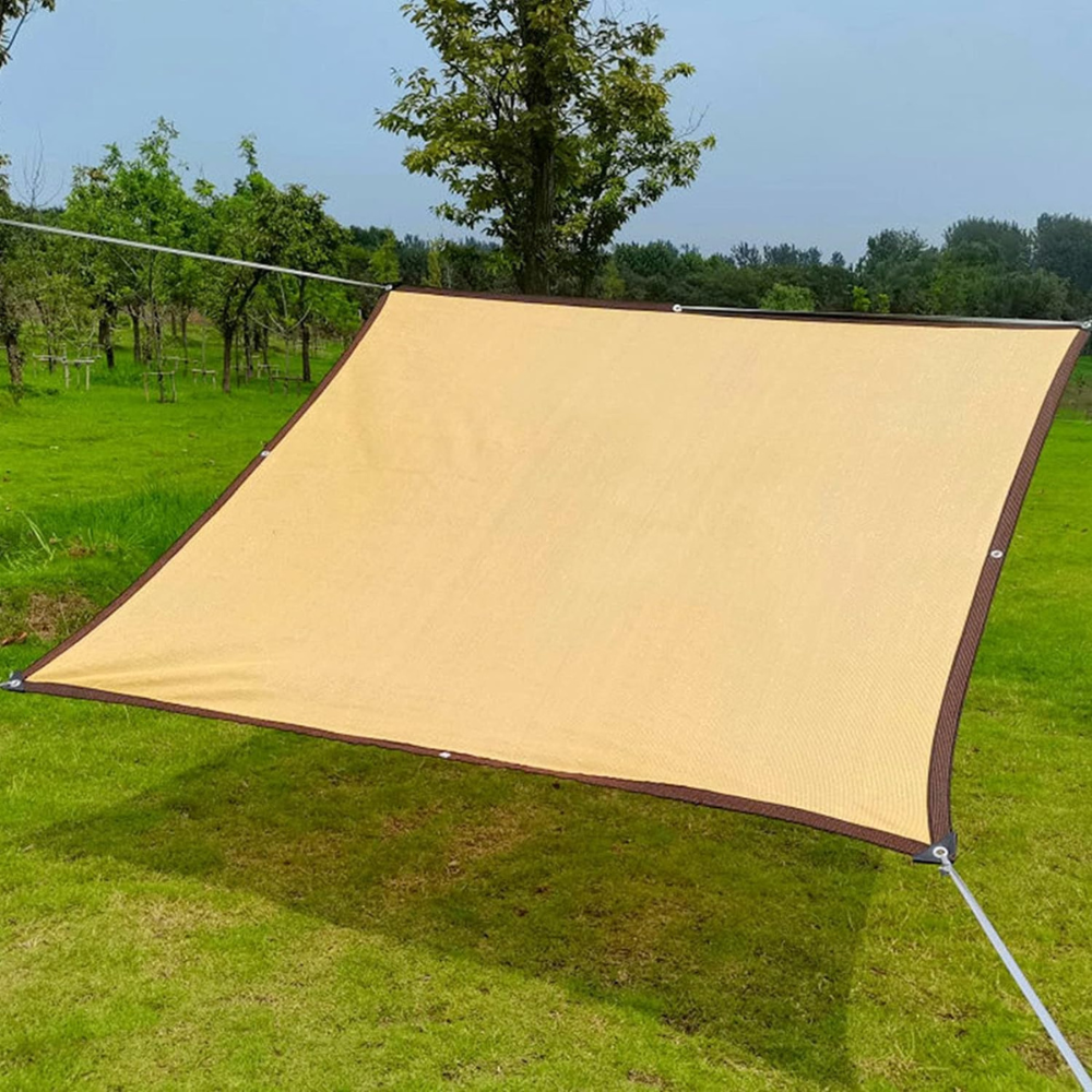 Voile d'ombre en maille extérieure pour patio