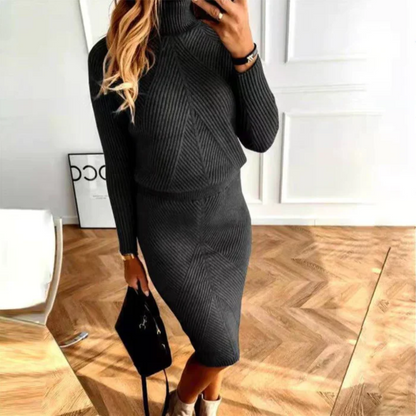 Christa | Comfortable knitted sweater dress
