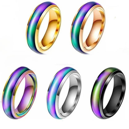 Bague d'Humeur en Acier Inoxydable