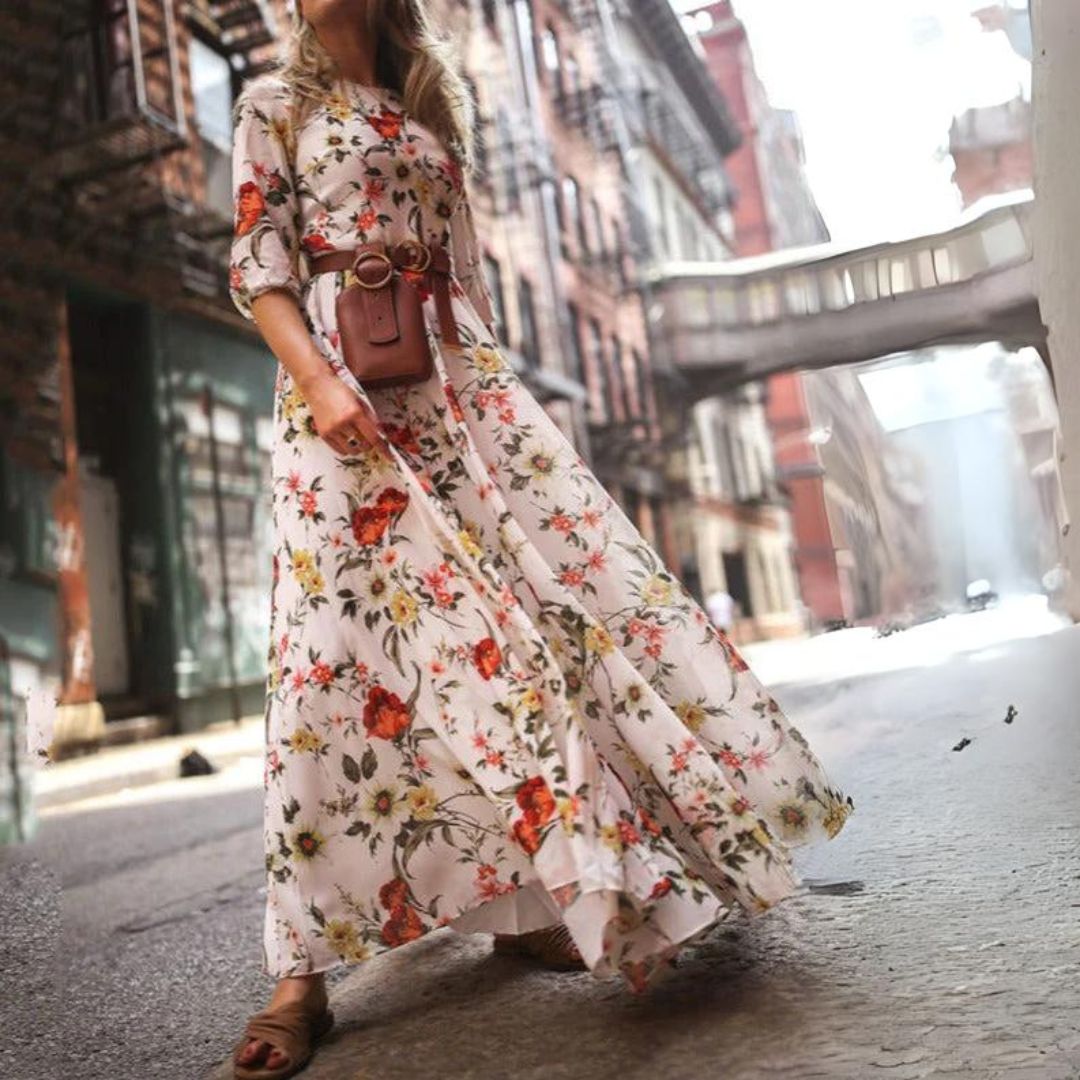 Margarethe | Robe maxi fluide pour femmes
