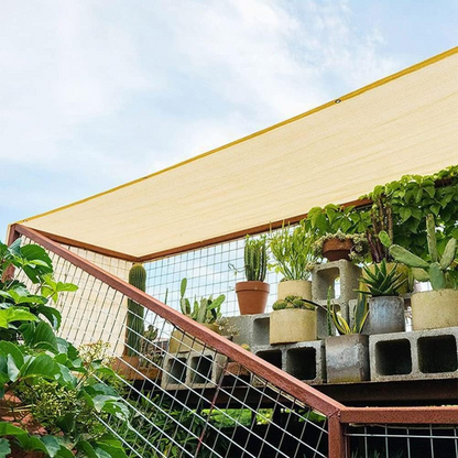 Voile d'ombre en maille extérieure pour patio