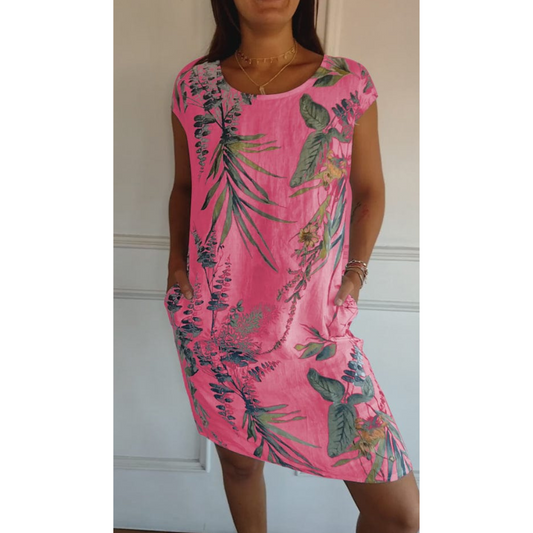 Margarita | Comfortable round-neck dress
