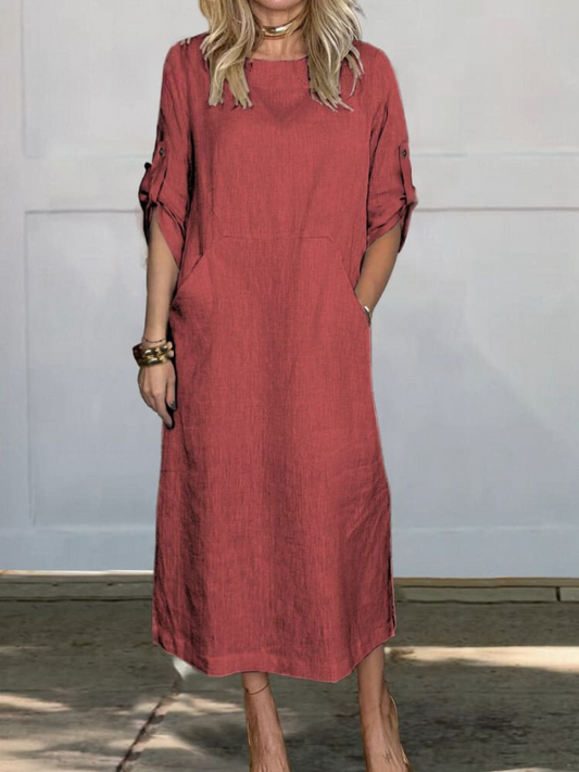 Damaris | Elegant dress for women with pockets