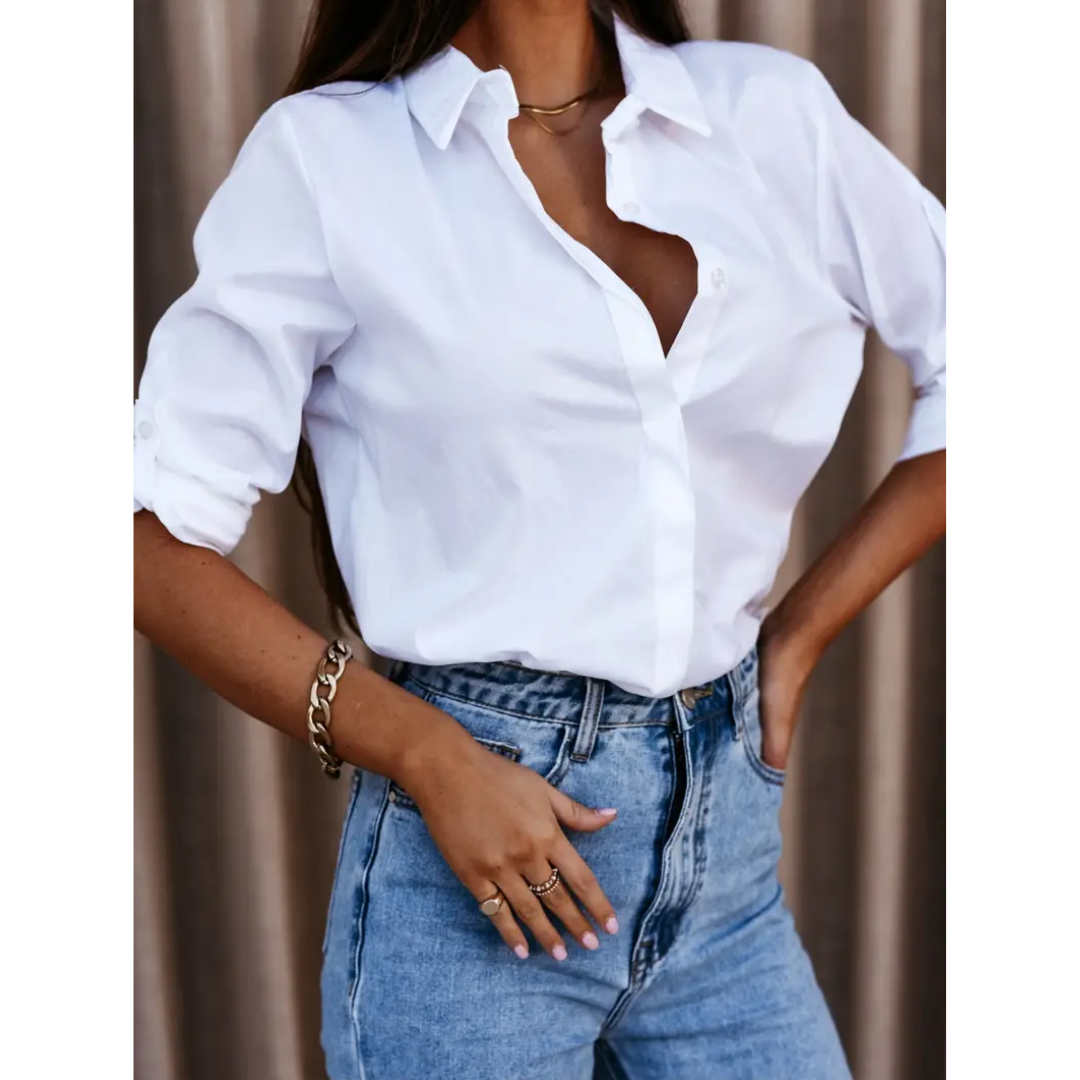 Salena | Femme Élégante Blouse | Manches Longues