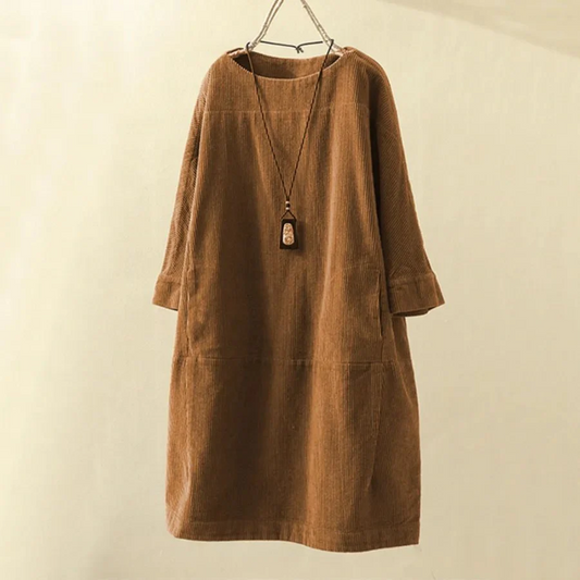 Robe d'hiver à coupe ample pour femmes | Midi