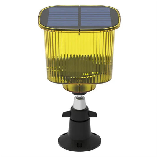 Répulseur de Oiseaux Solaire avec Son et Lumière