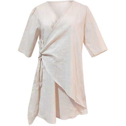 Cerese | Robe élégante à encolure cache-cœur