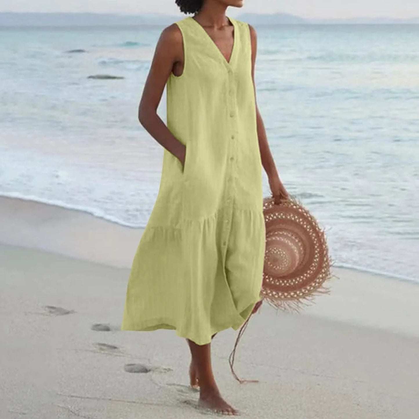 Lena | Robe Premium à décolleté en V