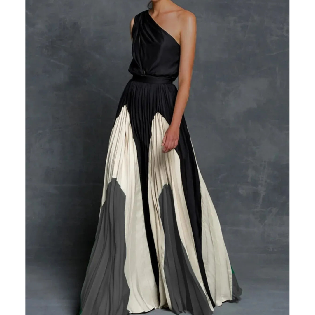 Elegant Women's One Shoulder Dress | Maxi