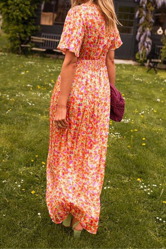 Amalfi | Robe longue à décolleté en V pour femmes
