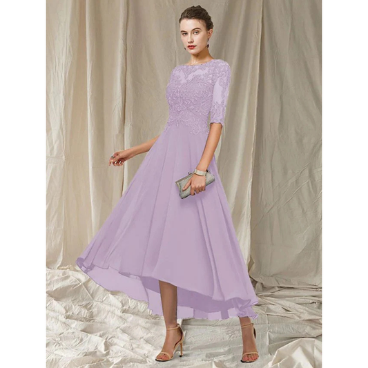 Elegant Women's A-Line Dress | Midi