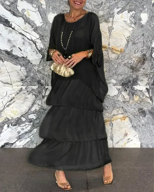 Evelyn | Elegant Chiffon Dress