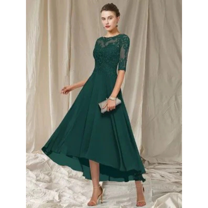 Elegant Women's A-Line Dress | Midi