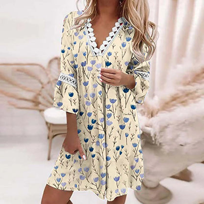 Cassandra | Robe d'été à fleurs aérées