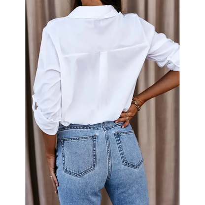 Salena | Femme Élégante Blouse | Manches Longues