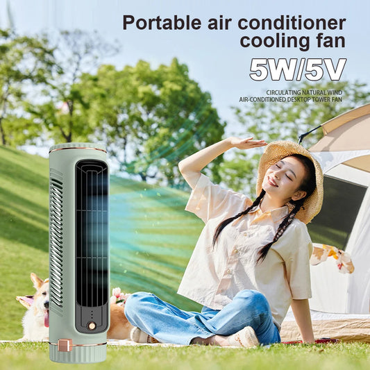 Ventilateur de Tour Climatiseur Portable Sans Lame
