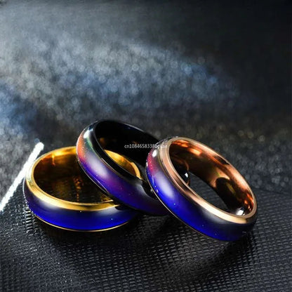 Bague d'Humeur en Acier Inoxydable