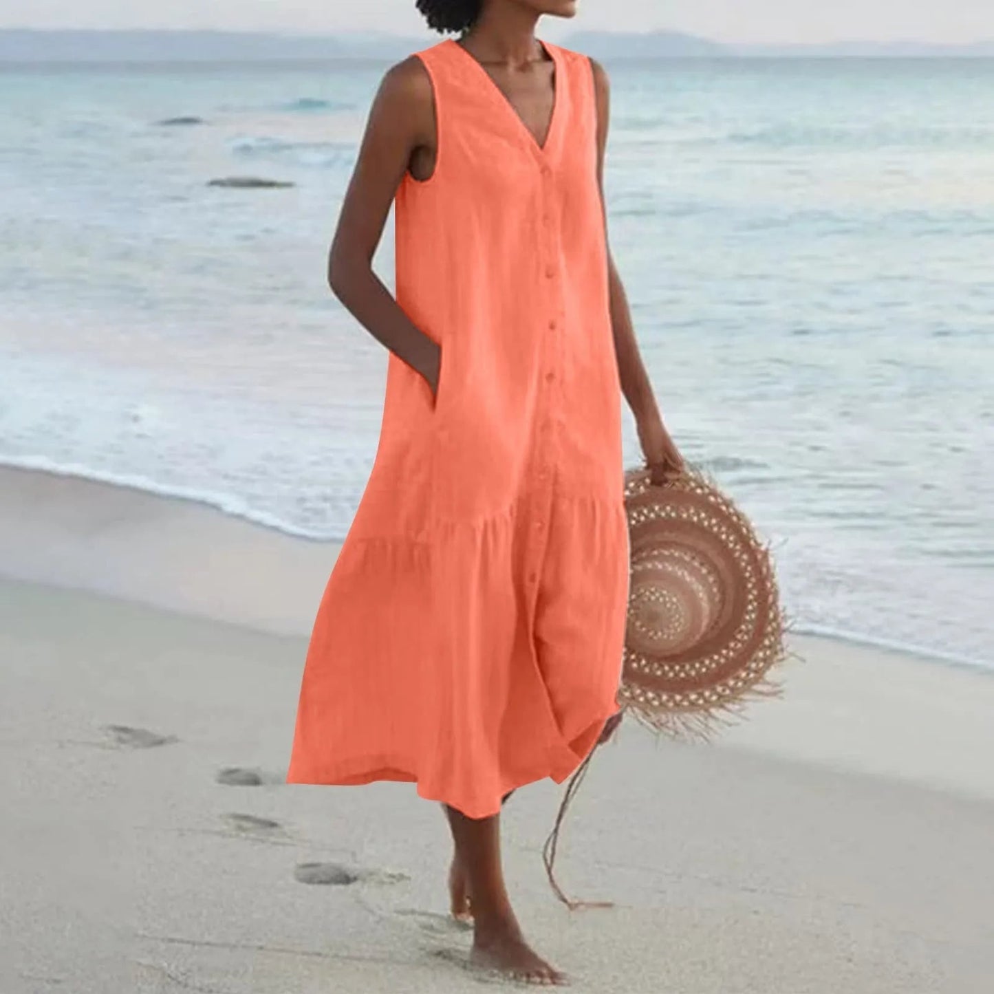 Lena | Robe Premium à décolleté en V