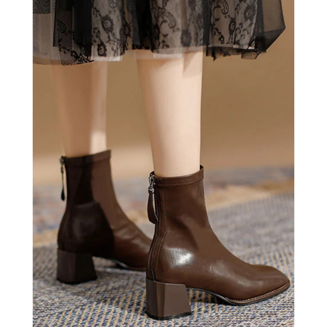 Thaney | Women's zipper boots