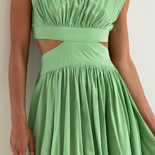 Robe Femme à Découpe Haute | Midi
