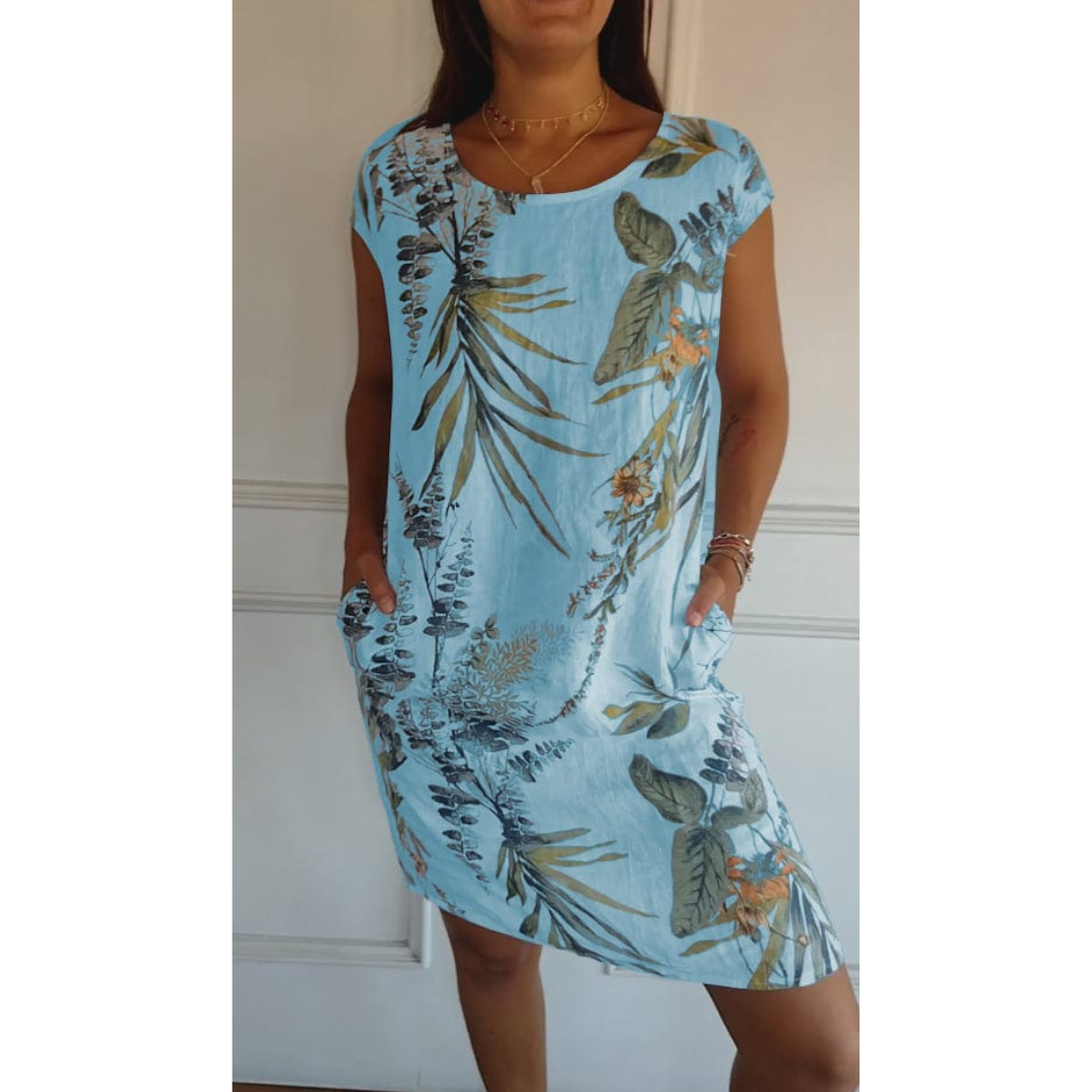 Margarita | Robe confortable avec col rond