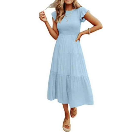Sentina | Robe Midi Décontractée Femme
