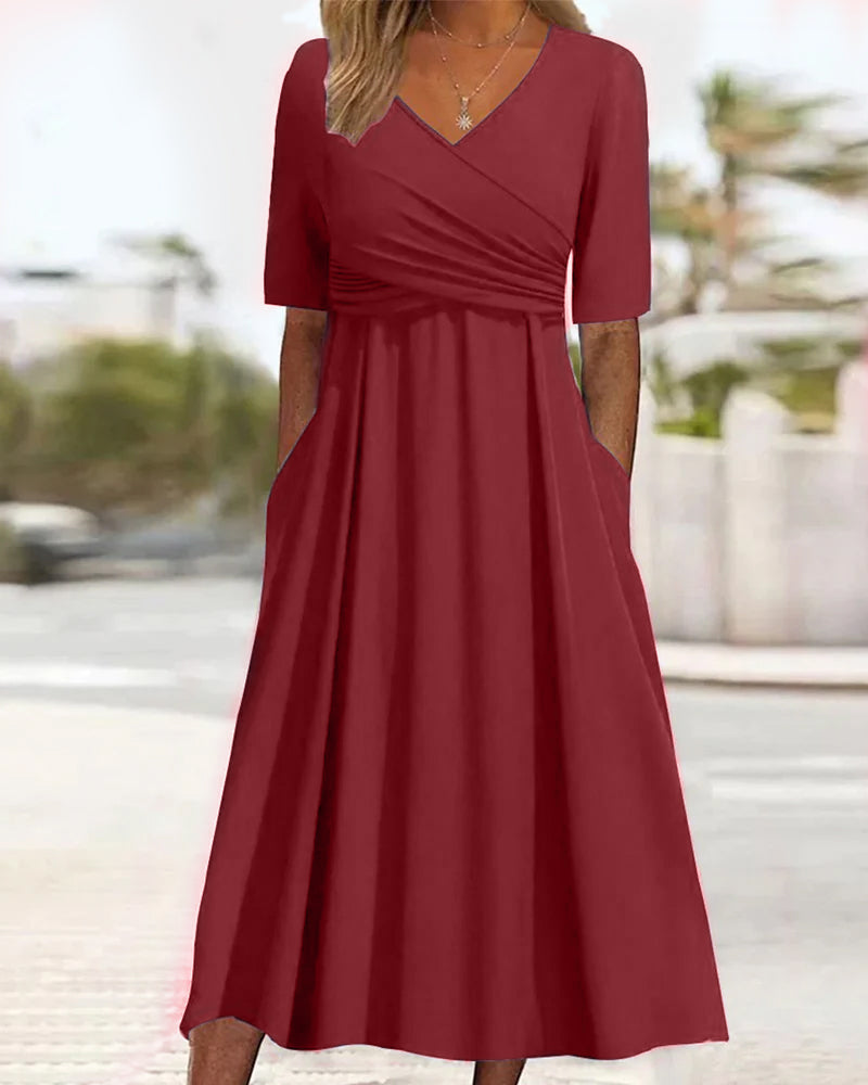 Jasmine | Midi Wrap Dress