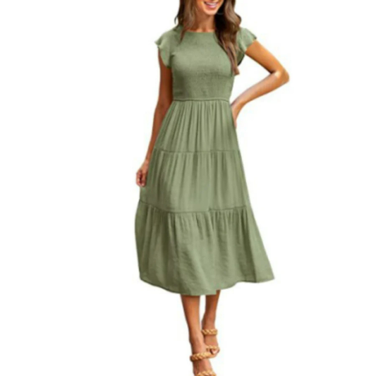 Sentina | Robe Midi Décontractée Femme