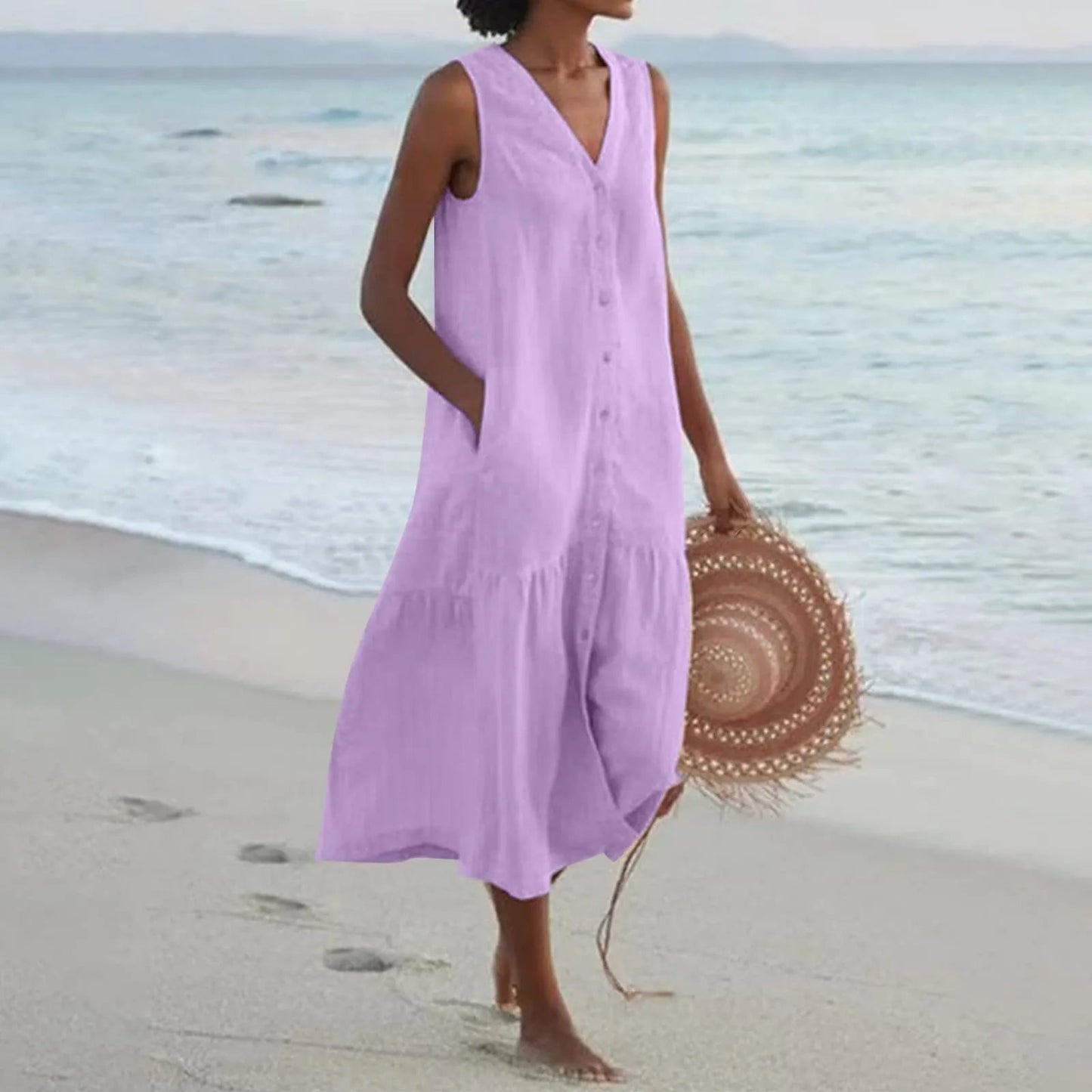 Lena | Robe Premium à décolleté en V