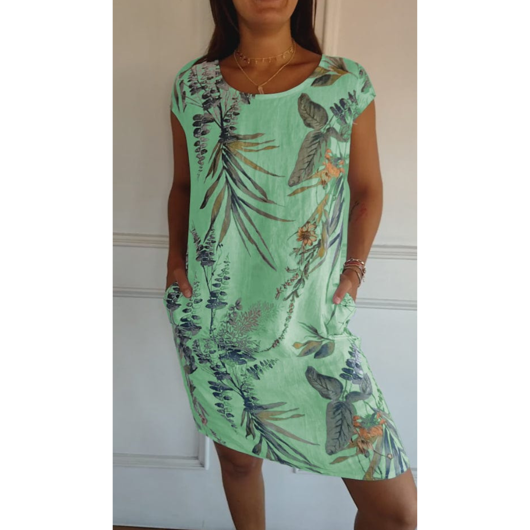 Margarita | Robe confortable avec col rond