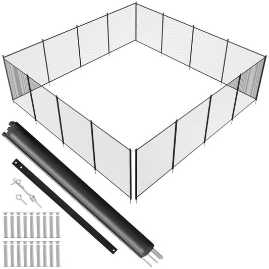Barrière de sécurité amovible pour piscine enterrée