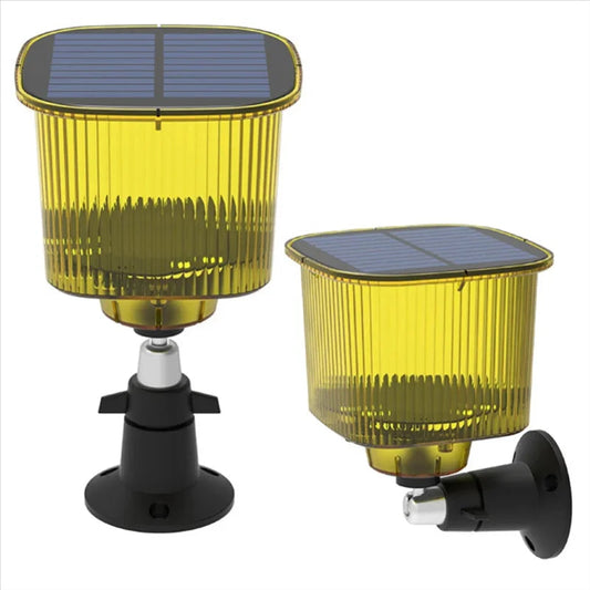 Répulseur de Oiseaux Solaire avec Son et Lumière