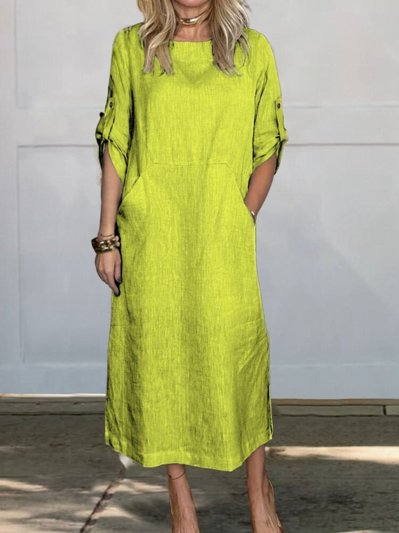 Damaris | Elegant dress for women with pockets