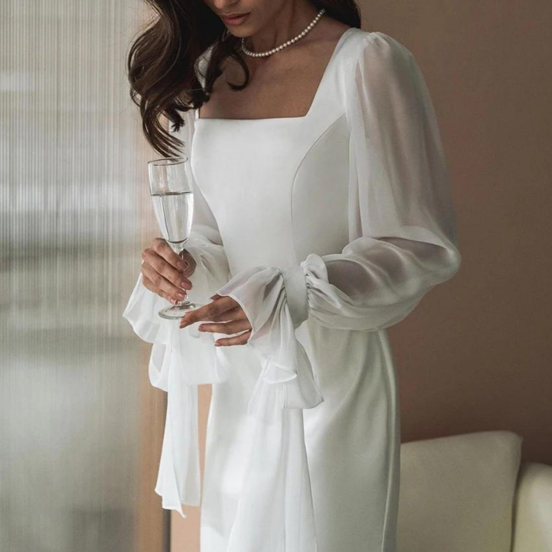 Robe Femme avec Décolleté Carré | Maxi