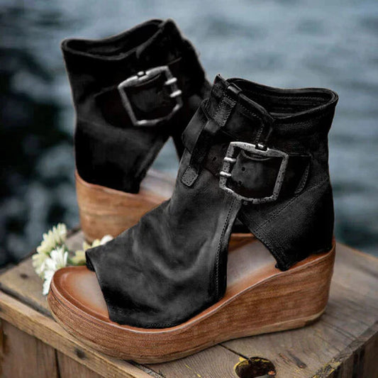 Jhoanna | Sandales à talons compensés Boho pour femmes