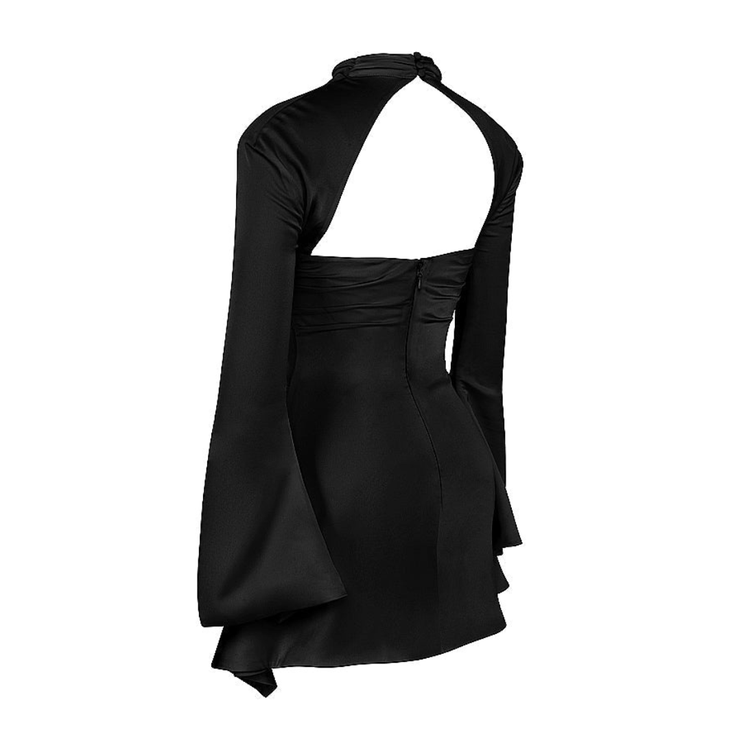 Robe Femme Découpée à Manches Longues | Mini