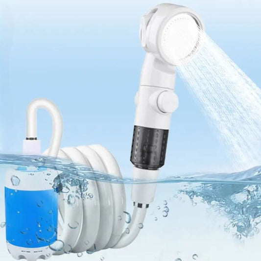 Tête de Douche Portable à Pompe à Eau Rechargeable par USB