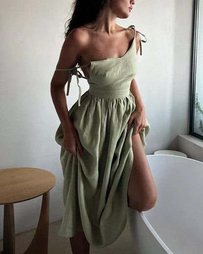 Fabienne | Robe sans bretelles confortable et dos nu
