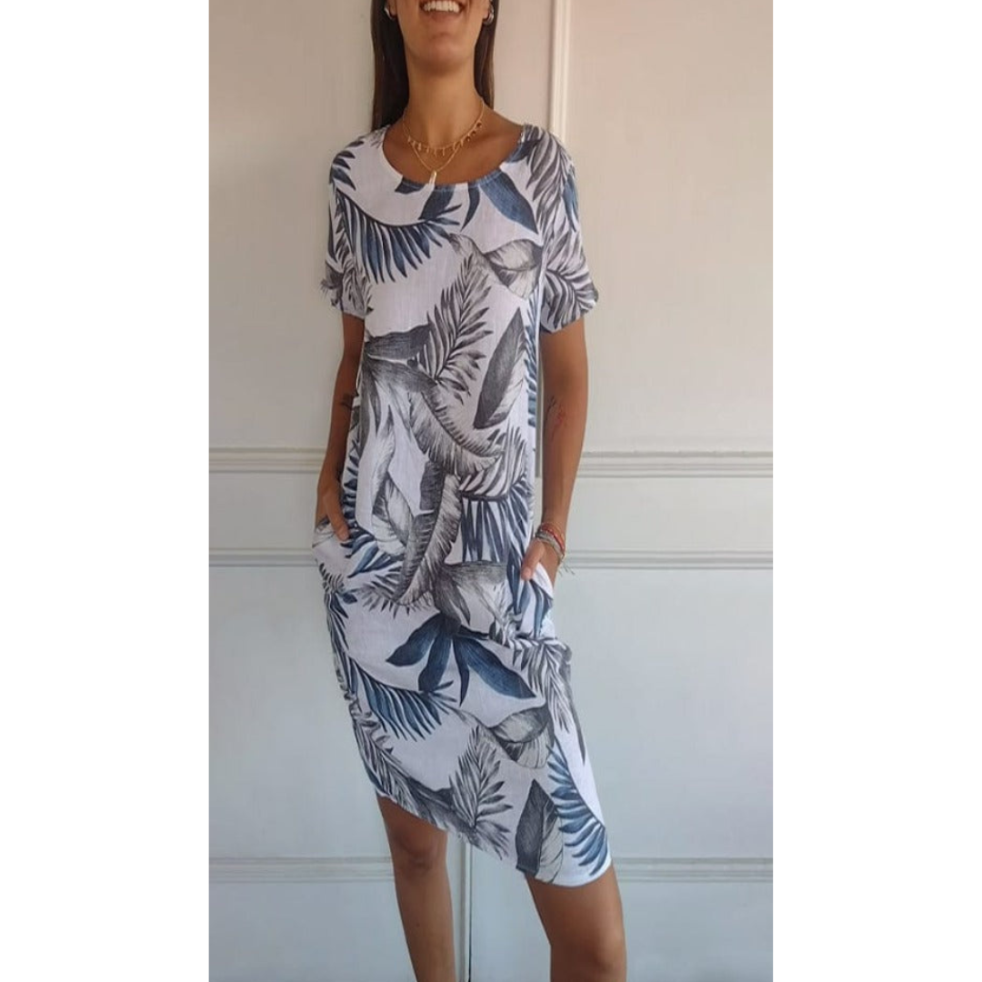 Margarita | Robe confortable avec col rond