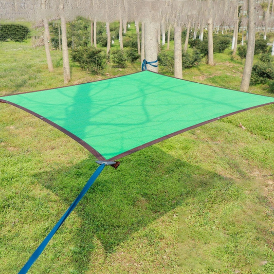 Voile d'ombre en maille extérieure pour patio