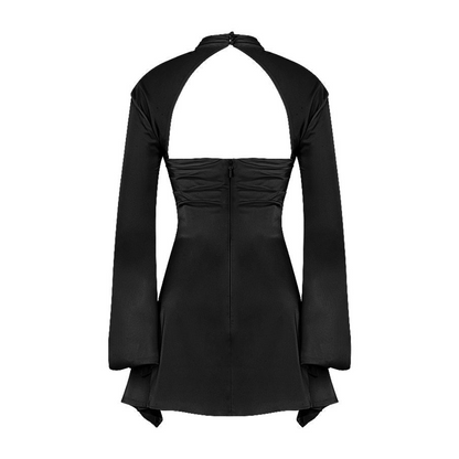 Robe Femme Découpée à Manches Longues | Mini