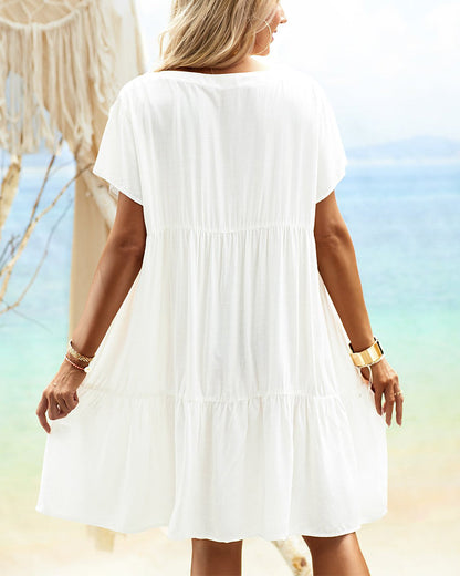 Carmi | Robe décontractée à manches courtes pour femmes