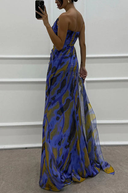 Robe de Mariage Asymétrique à Une Épaule pour Femme | Maxi