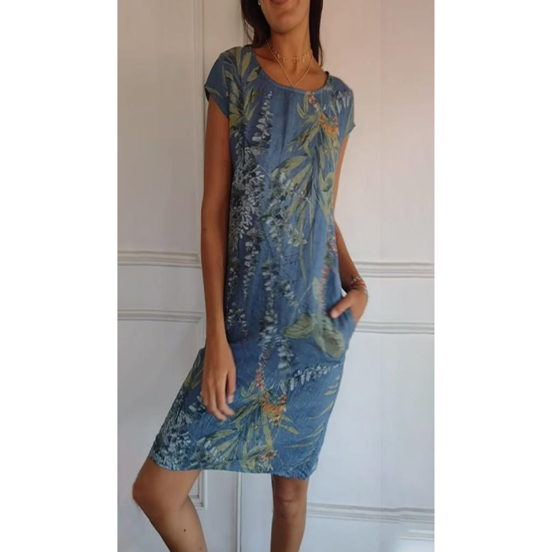 Margarita | Robe confortable avec col rond