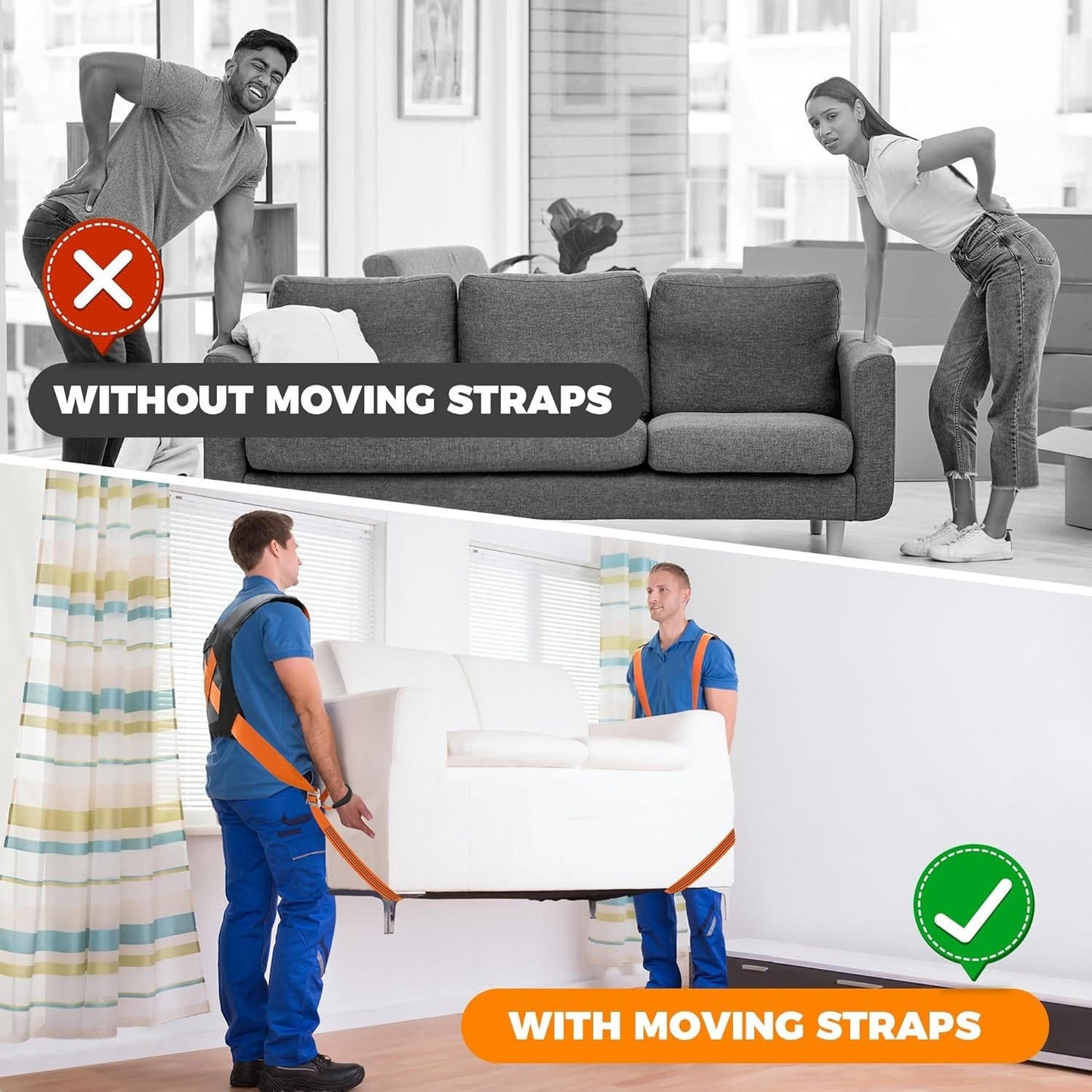 Moving Straps for Furniture