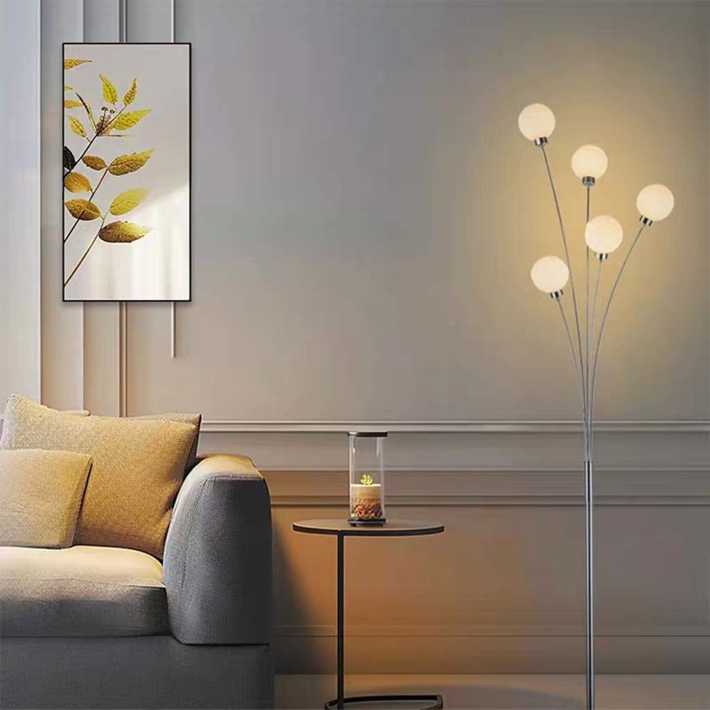 Lampe d'ambiance sphérique en verre moderne et unique